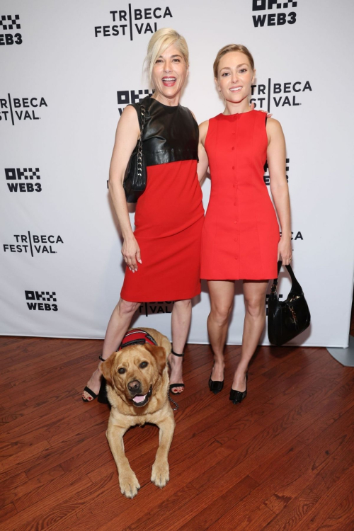 Annasophia Robb and Selma Blair at Tribeca Festival Jury Welcome Lunch in New York