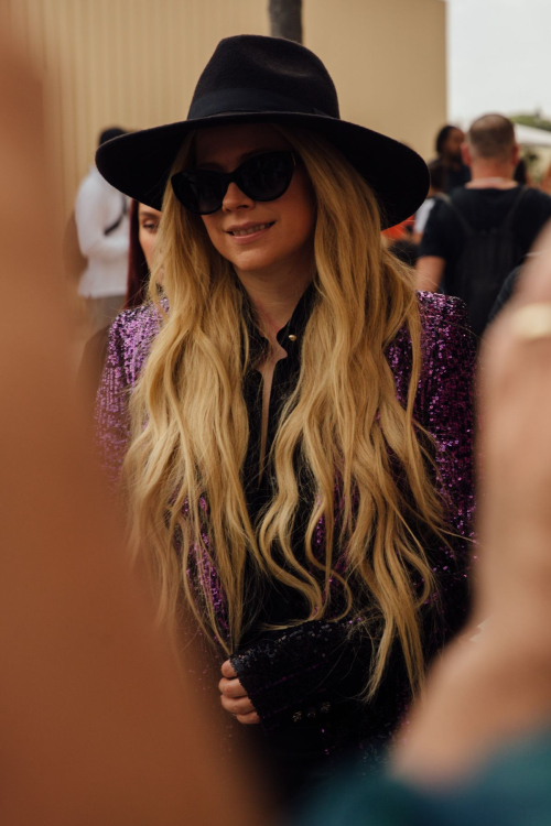 Avril Lavigne at Elie Saab Haute Couture Fall/Winter Show at Paris Fashion Week 5