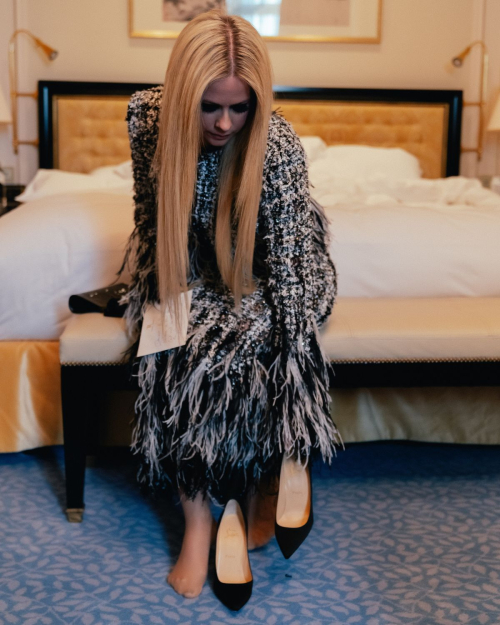 Avril Lavigne WWD Behind the Scenes Paris Tamara Ralph Show June 2024 1