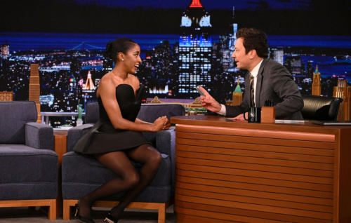 Ayo Edebiri at Tonight Show Starring Jimmy Fallon 3