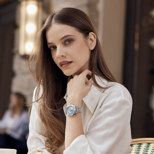 Barbara Palvin for Longines Conquest Watch June 2024