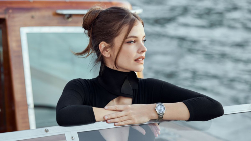 Barbara Palvin for Longines Conquest Watch June 2024 2