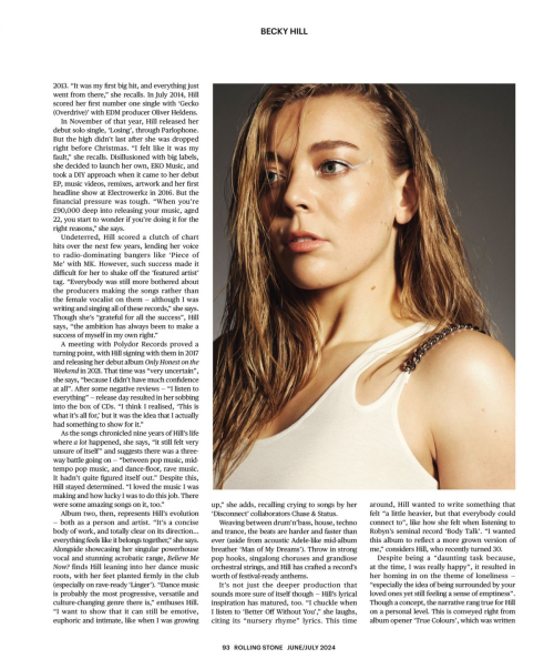 Becky Hill in Rolling Stone UK 4