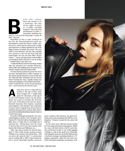 Becky Hill in Rolling Stone UK 7