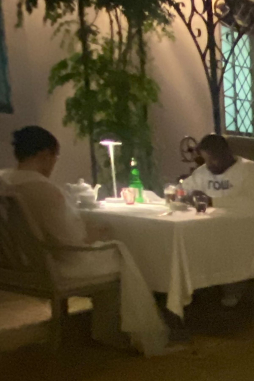 Bianca Censori and Kanye West Out for Dinner at Il Palagio in Florence 2