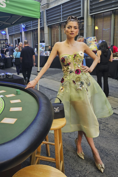 Blanca Blanco Arrives at 12th Annual Ed Asner Poker Tournament CBS Studios Studio City 3