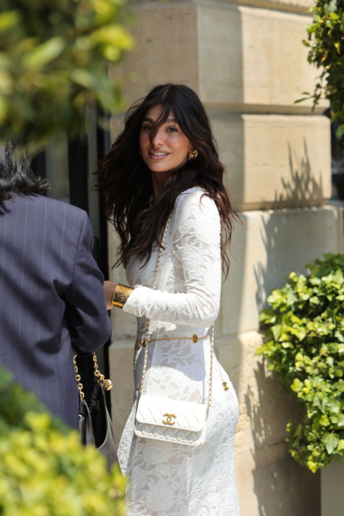 Camila Morrone Arrives at Chanel Haute Couture Fall/Winter Show in Paris 4