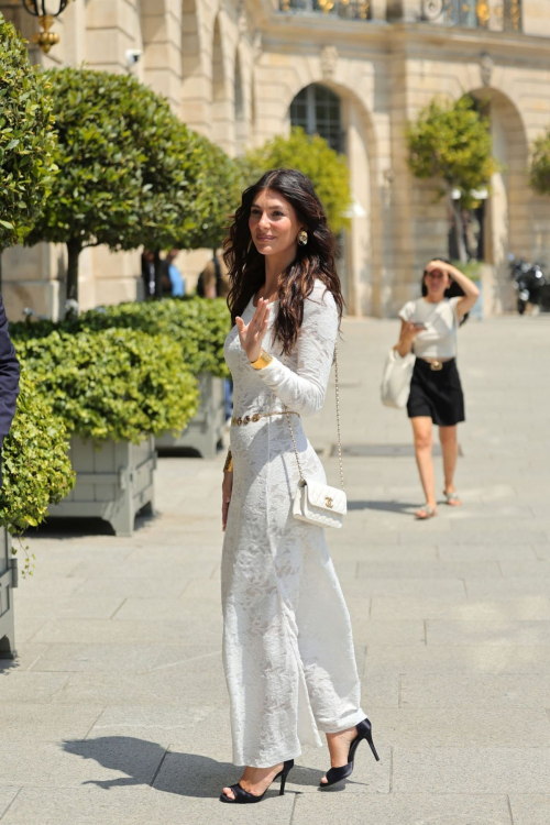 Camila Morrone Arrives at Chanel Haute Couture Fall/Winter Show in Paris 5