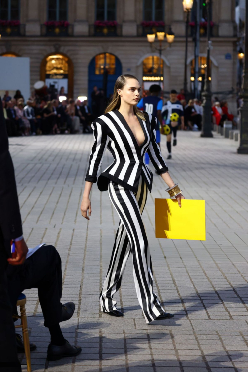 Cara Delevingne at Vogue World Paris at Place Vendome 1