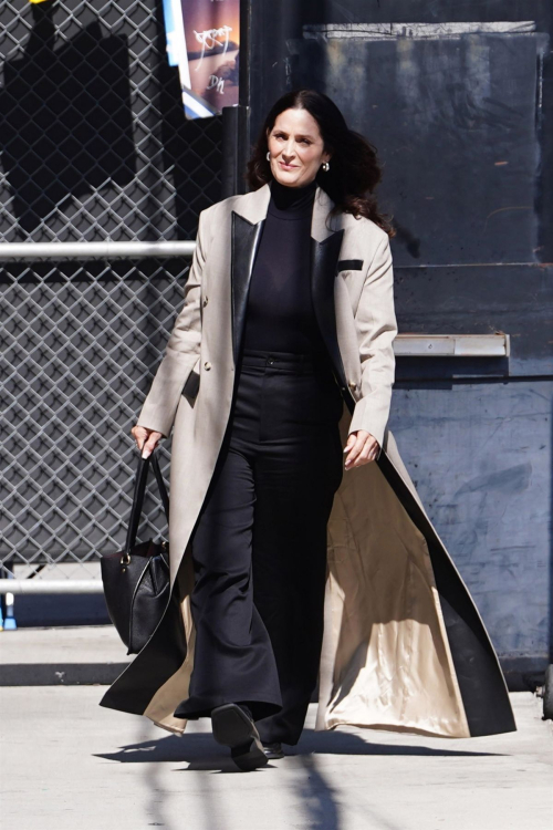 Carrie-Anne Moss Arrives at Jimmy Kimmel Live! in Hollywood - June 2024 1