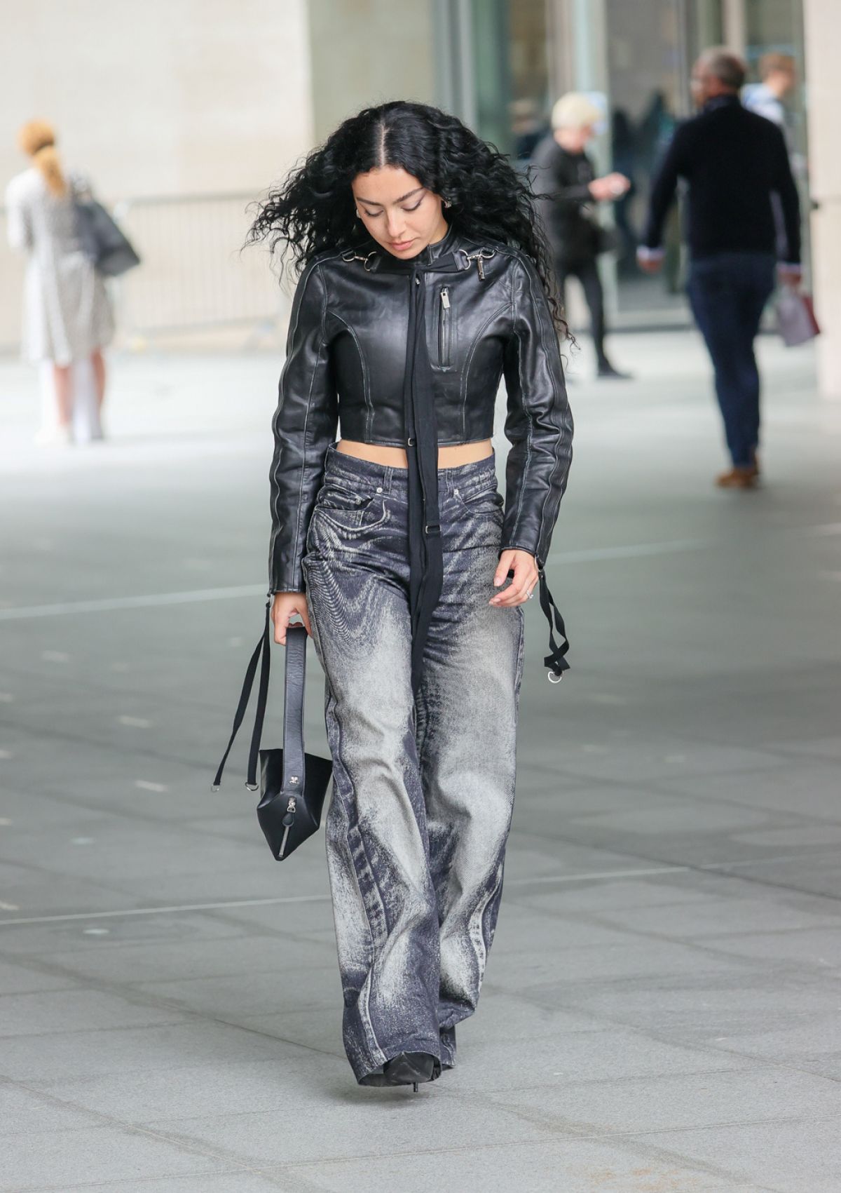 Charli XCX Arrives at BBC Broadcasting House in London