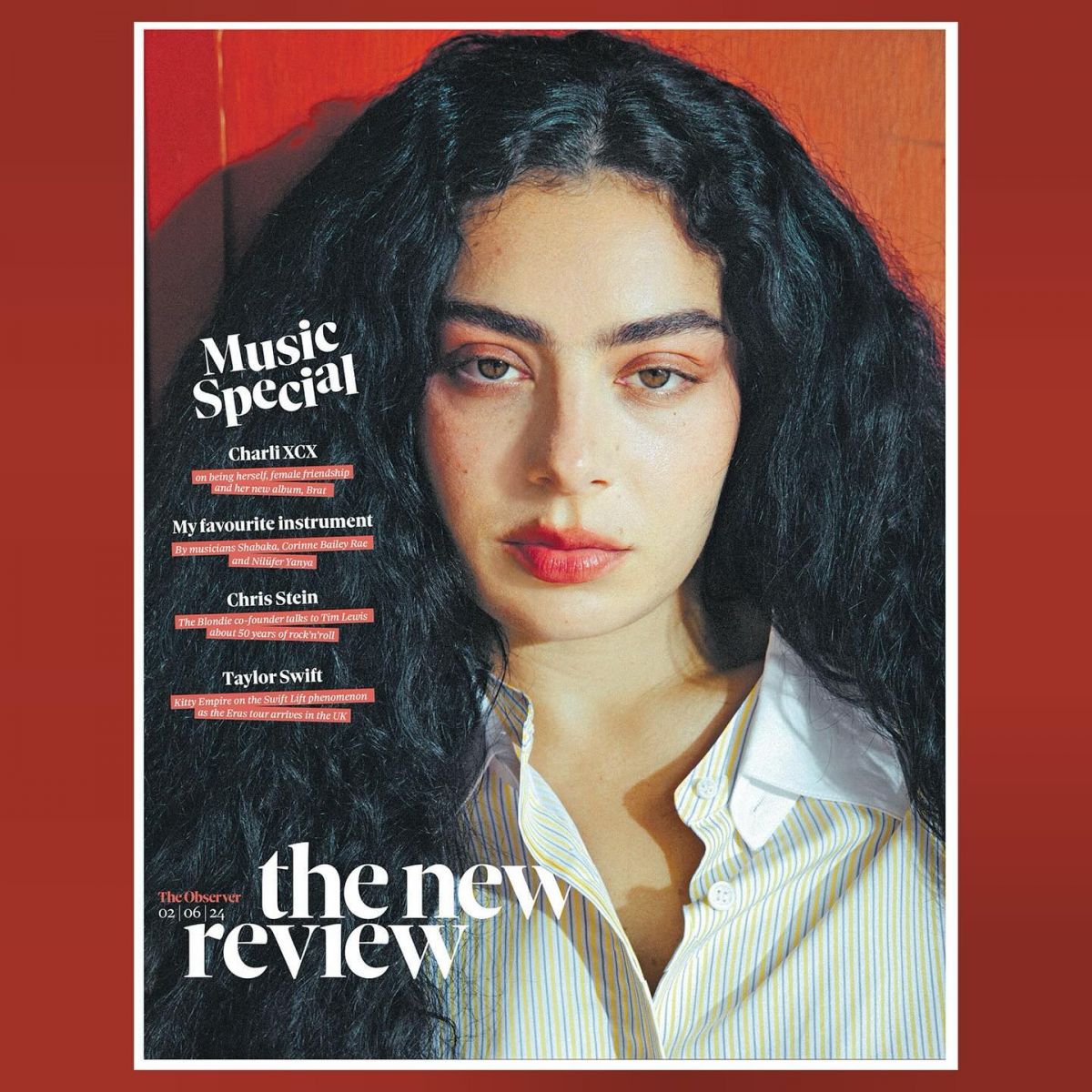 Charli XCX for The Observer June 2024