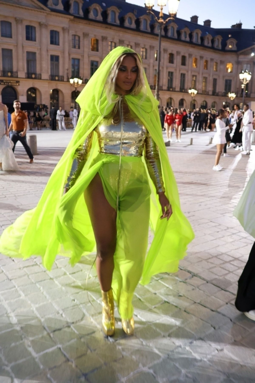 Ciara at Vogue World Show at Paris Fashion Week