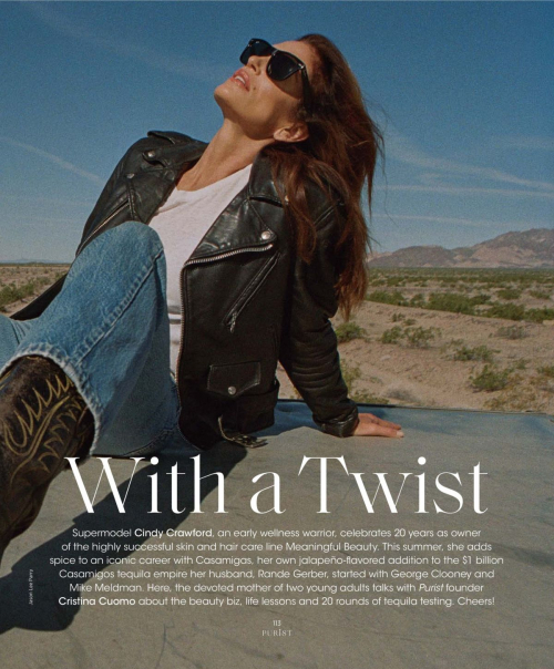 Cindy Crawford in The Purist Magazine 3