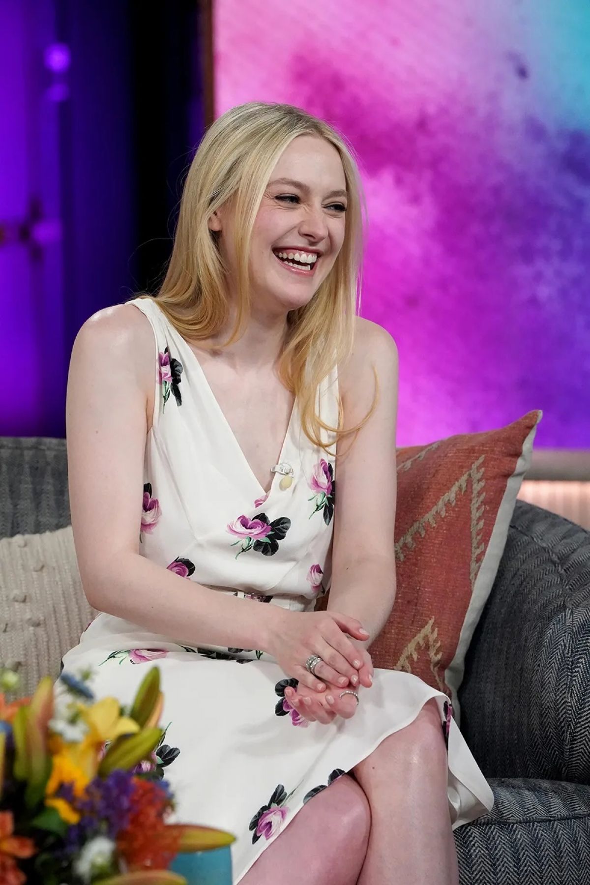 Dakota Fanning at Kelly Clarkson Show in New York