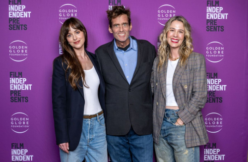 Dakota Johnson and Christy Hall at Film Independent Special Screening of Daddio Los Angeles 2