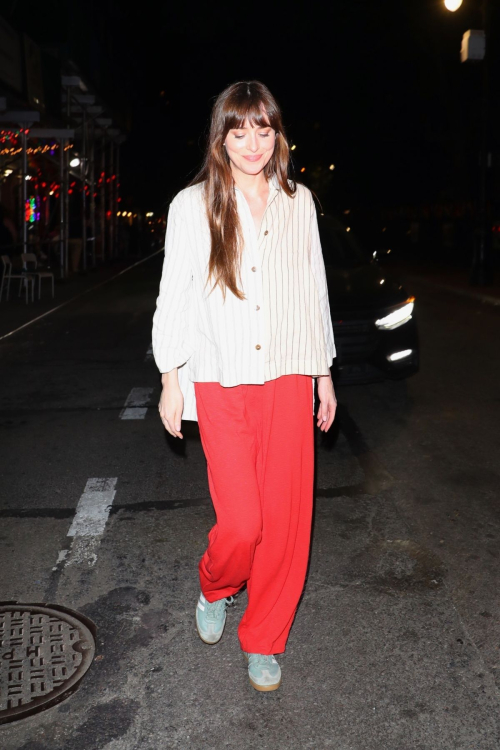 Dakota Johnson Leaves Materialists Set in New York 3