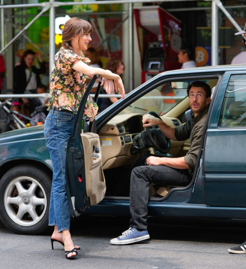 Dakota Johnson on the Set of The Materialists in New York 3