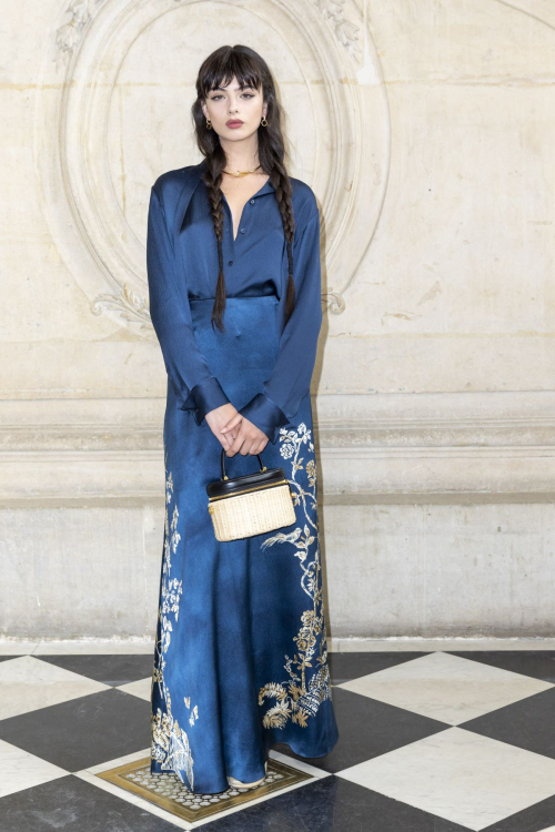 Deva Cassel Christian Dior Haute Couture Show Paris Fashion Week 2