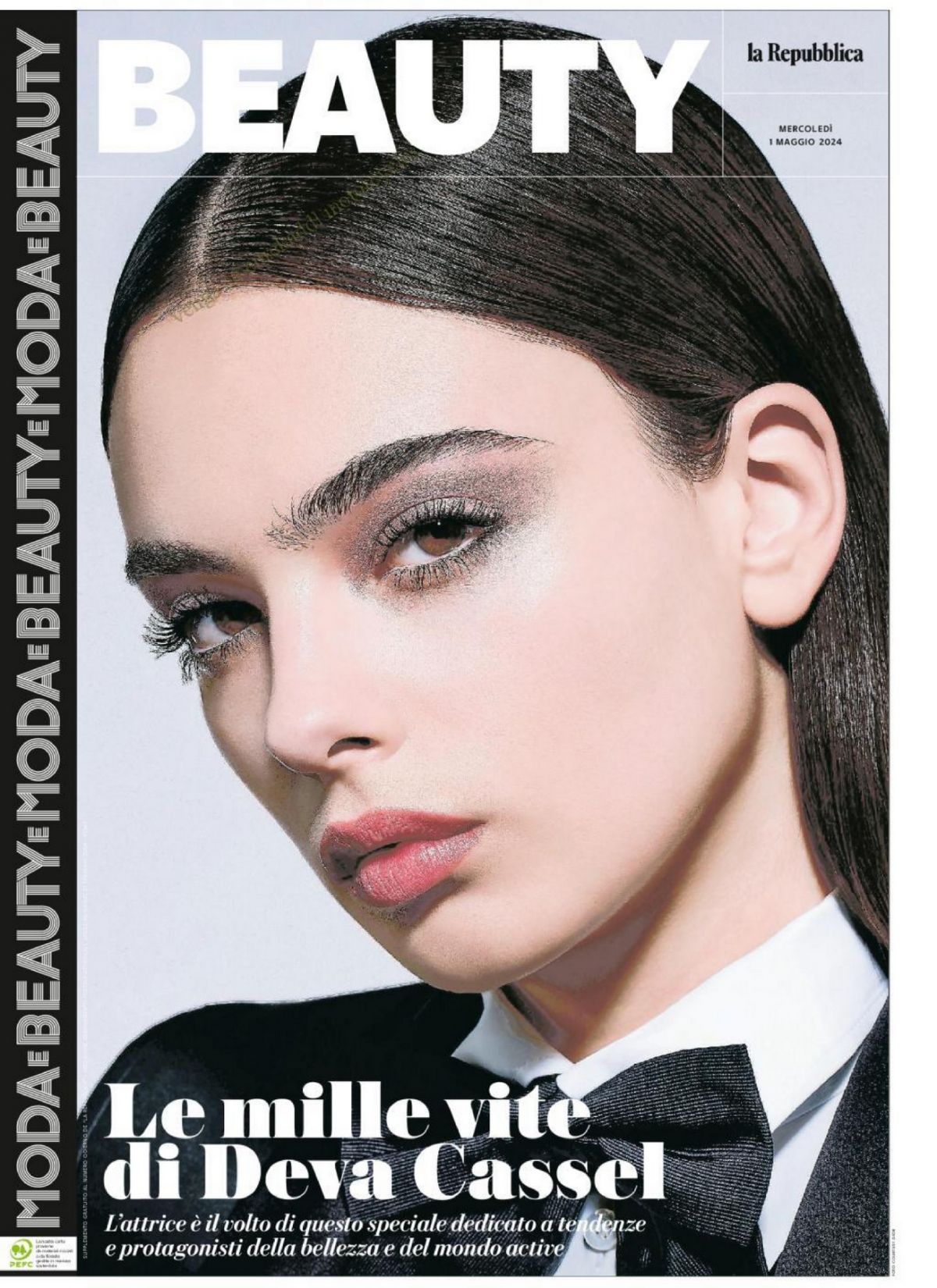 Deva Cassel in La Repubblica Moda e Beauty