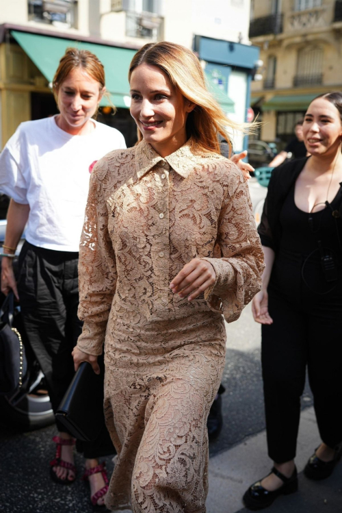 Dianna Agron at Patou Fashion Show in Paris 2