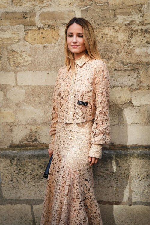 Dianna Agron at Patou Fashion Show in Paris 4