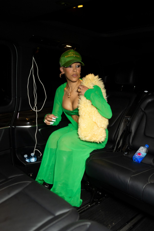 Doja Cat Leaves Larc Club in Paris 5