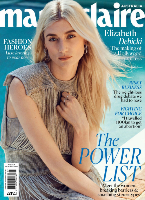 Elizabeth Debicki in Marie Claire Australia - July 2024