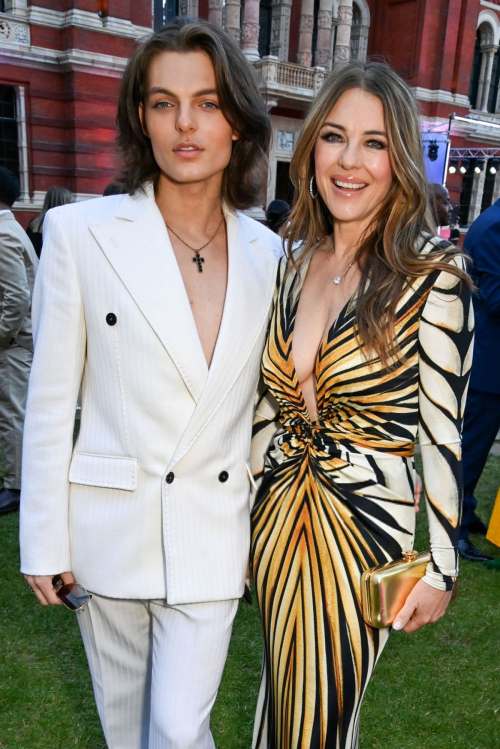 Elizabeth Hurley at V&A Summer Party 2024 Celebrating Naomi in Fashion London 1