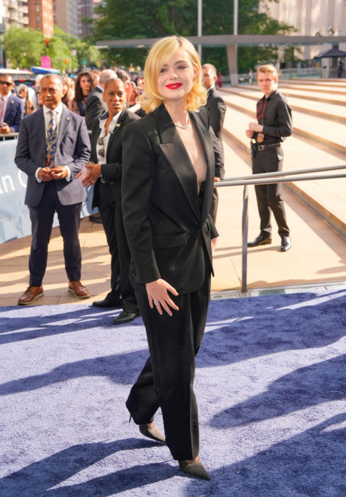 Elle Fanning Arrives at Tony Awards in New York 1