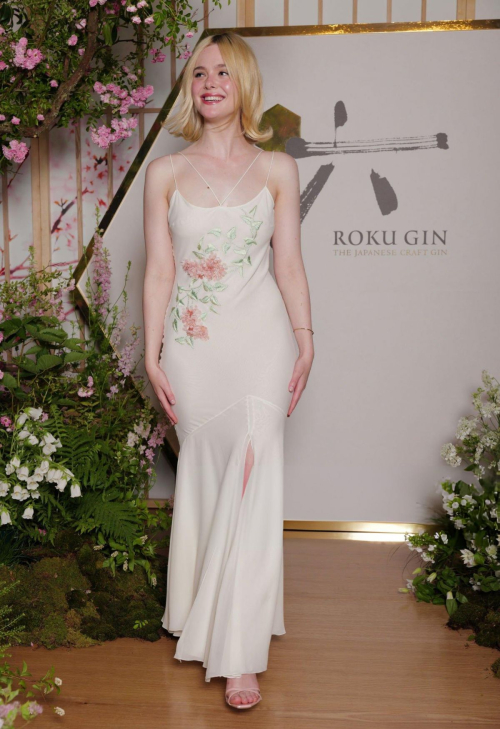 Elle Fanning at The House of Suntory Celebrates Roku Gin and Come Alive with Seasons Campaign Premiere in New York