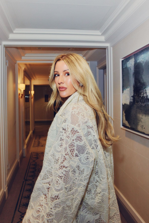 Ellie Goulding for Harperís Bazaar UK at Elie Saab Show at Paris Fashion Week 9