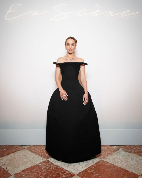 Emilia Clarke at Chaumet Gala Dinner in Venice