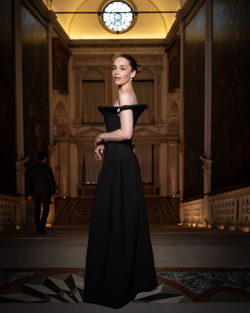 Emilia Clarke at Chaumet Gala Dinner in Venice 6