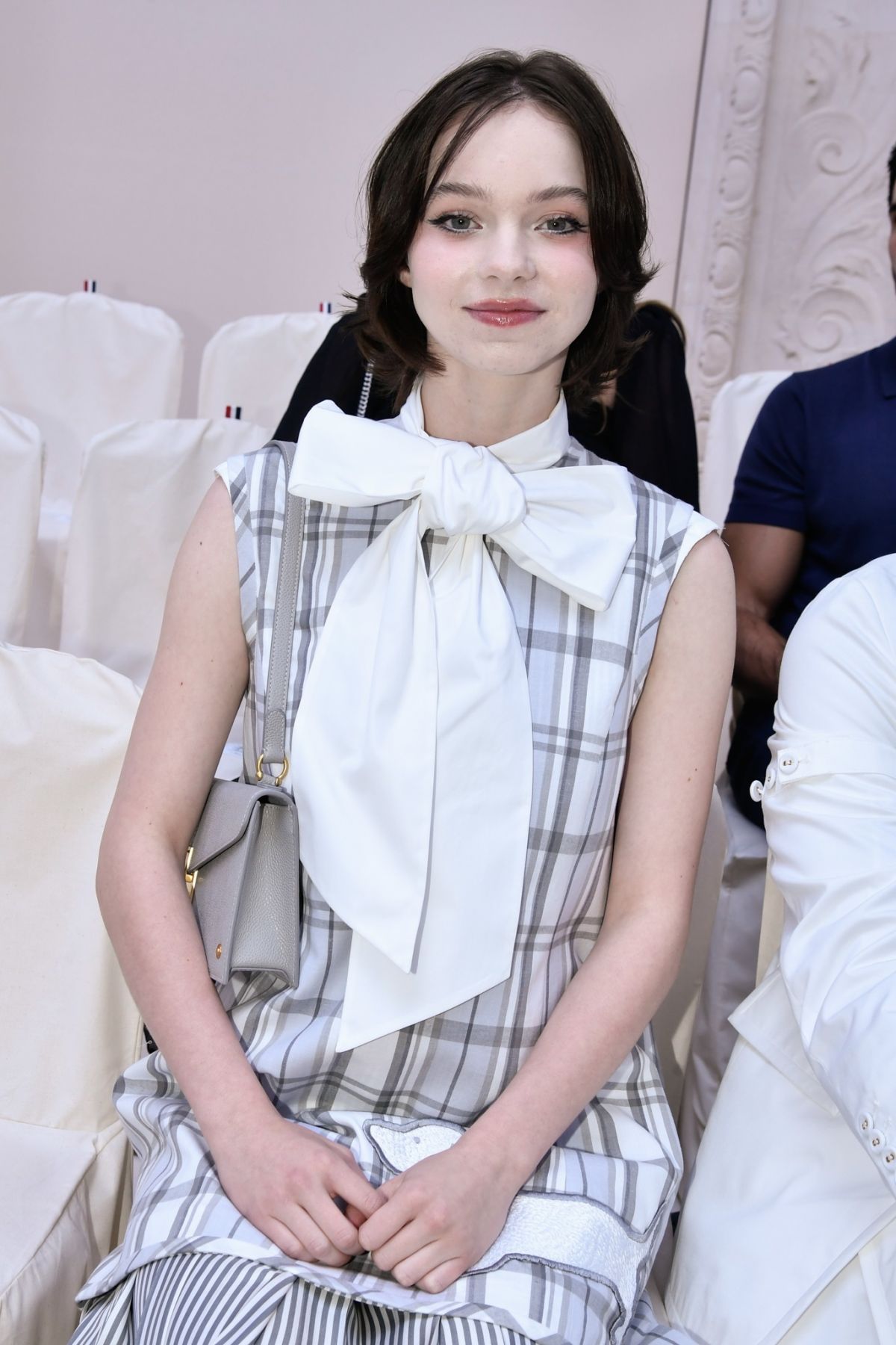 Emma Meyers at Haute Couture Fall/Winter 2024/25 Show at Paris Fashion Week