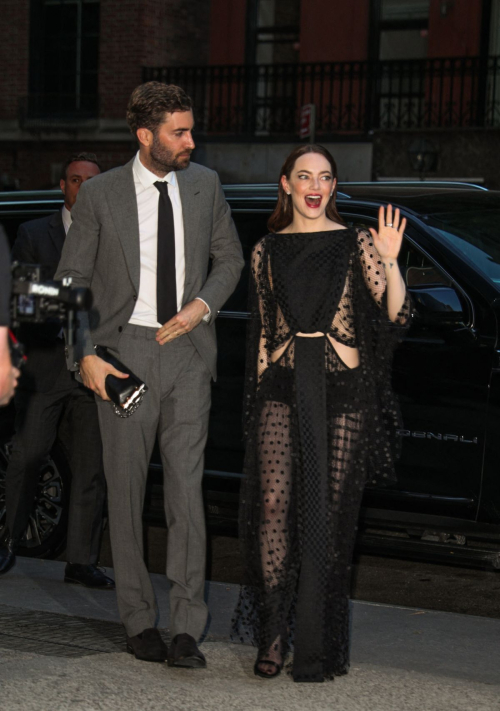 Emma Stone Arrives at Kinds of Kindness Premiere New York 1