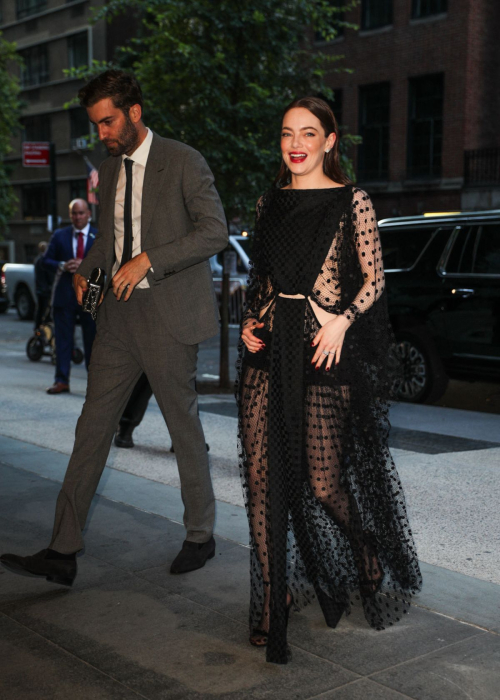 Emma Stone Arrives at Kinds of Kindness Premiere New York 4