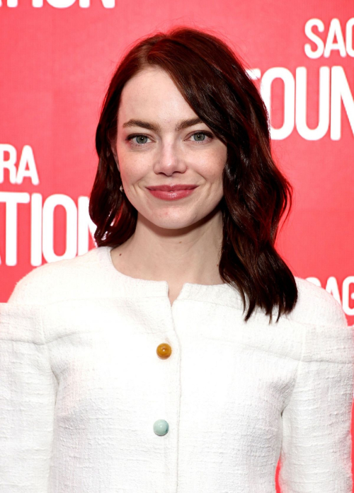 Emma Stone at Kinds of Kindness Conversations at SAG-AFTRA Foundation in New York 1