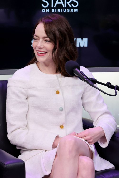 Emma Stone at SiriusXM Town Hall with Cast and Director of Kinds of Kindness in New York 3