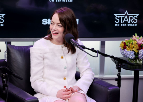 Emma Stone at SiriusXM Town Hall with Cast and Director of Kinds of Kindness in New York 4