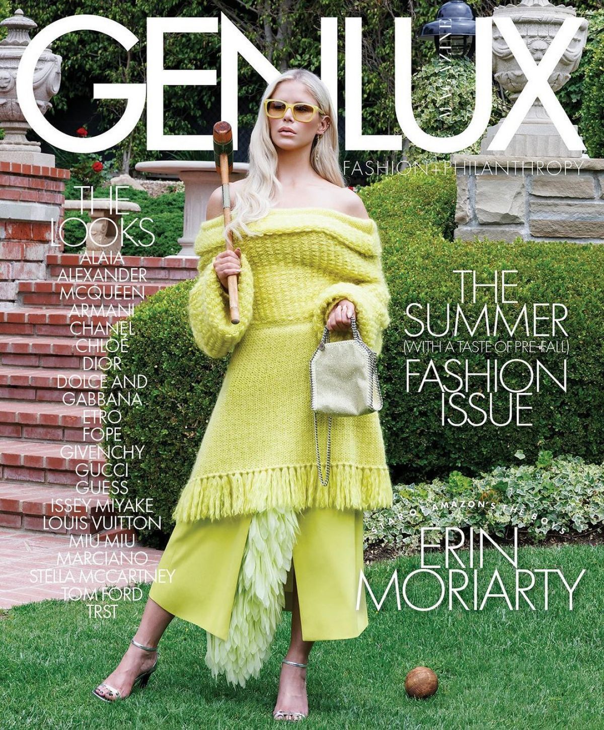 Erin Moriarty on the Cover of Genlux Magazine June 2024