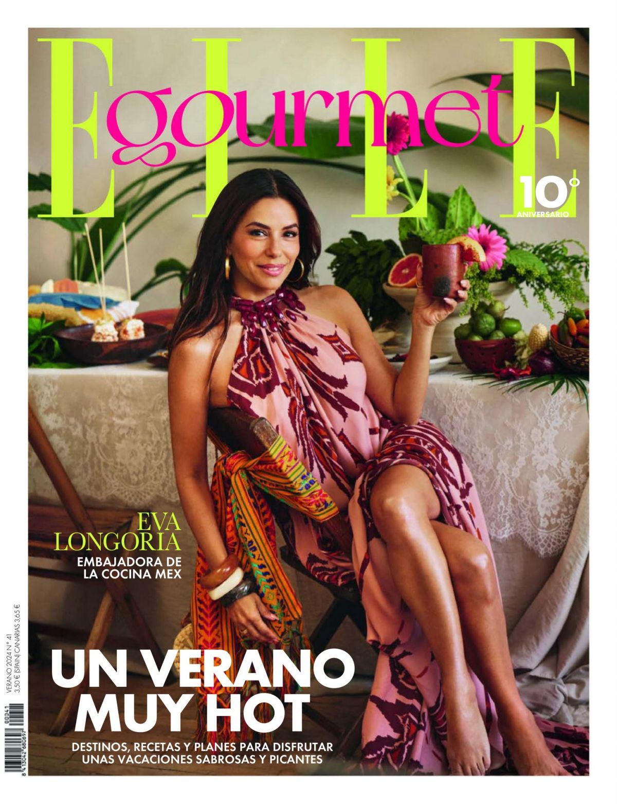 Eva Longoria in Elle Gourmet Spain Summer 2024