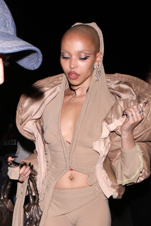 FKA Twigs Arrives at Vogue World After-party in Paris 1