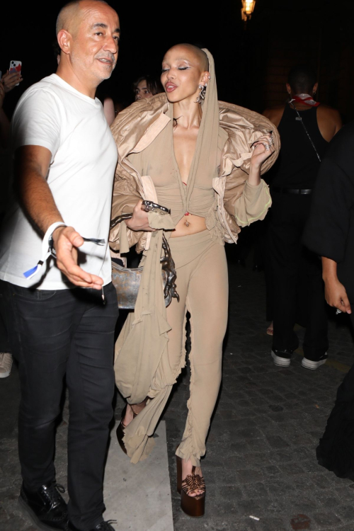 FKA Twigs Arrives at Vogue World After-party in Paris 2