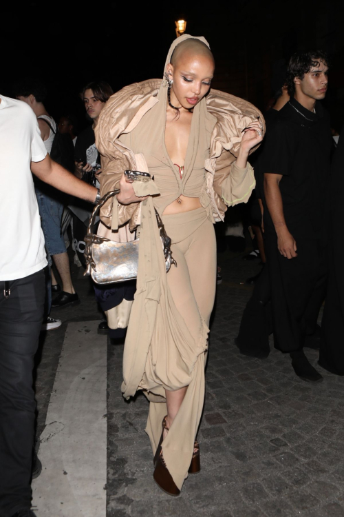 FKA Twigs Arrives at Vogue World After-party in Paris 5