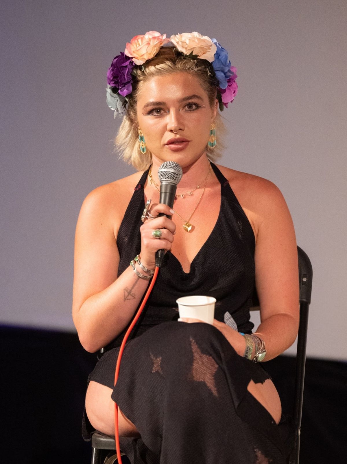 Florence Pugh at The Dune: Part 2 Q&A at Glastonbury Festival