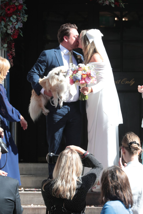 Francesca Newman-Young at Her Wedding to Pete Clarke at Chelsea Registry Office in London 4