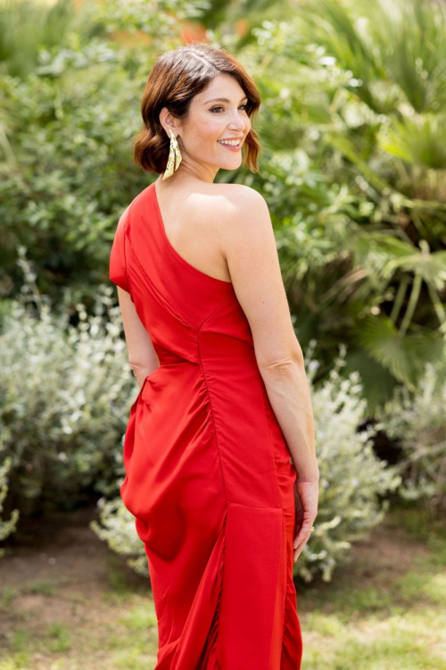 Gemma Arterton at Filming Italy Photocall in Santa Margherita di Pula 5