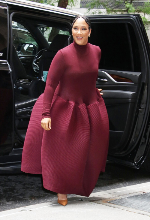 Golda Roushevel Arrives at The View in New York 5