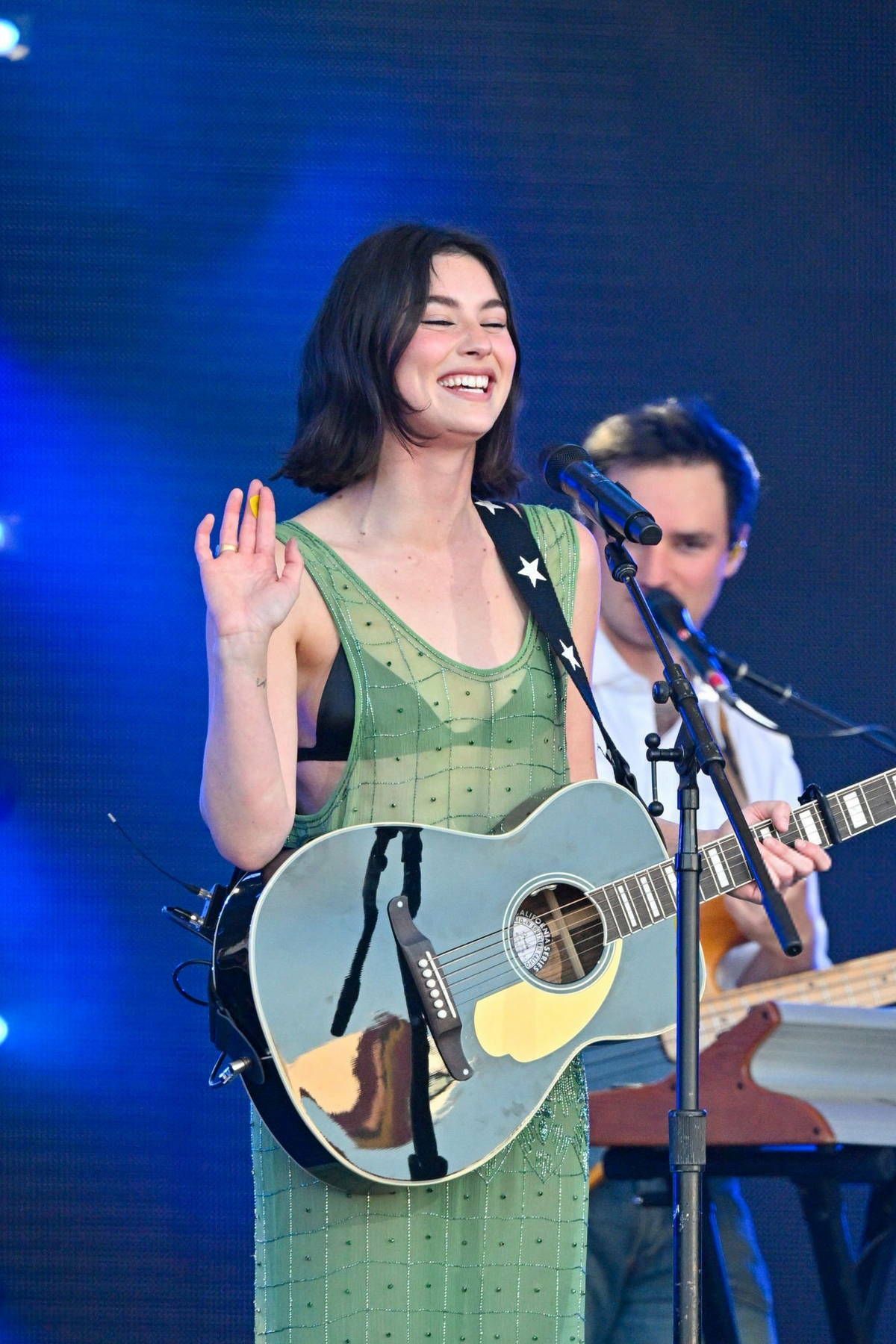 Gracie Abrams Performs Onstage at Jimmy Kimmel Live in Hollywood